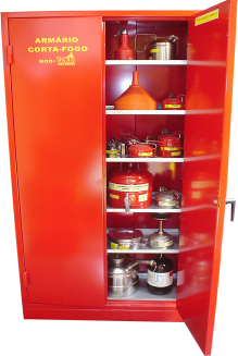 Armário Corta Fogo Standard para Inflamáveis, modelo grande